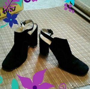 Designer Suede Slingbacks 3"